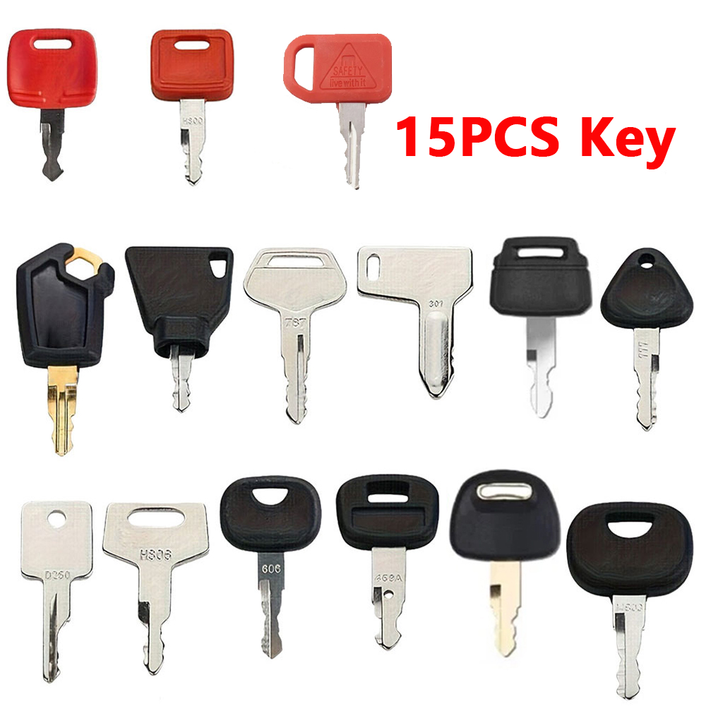Heavy Equipment Keys Master Set - 15PCS Set Kunci Kontak Mesin Konstruksi