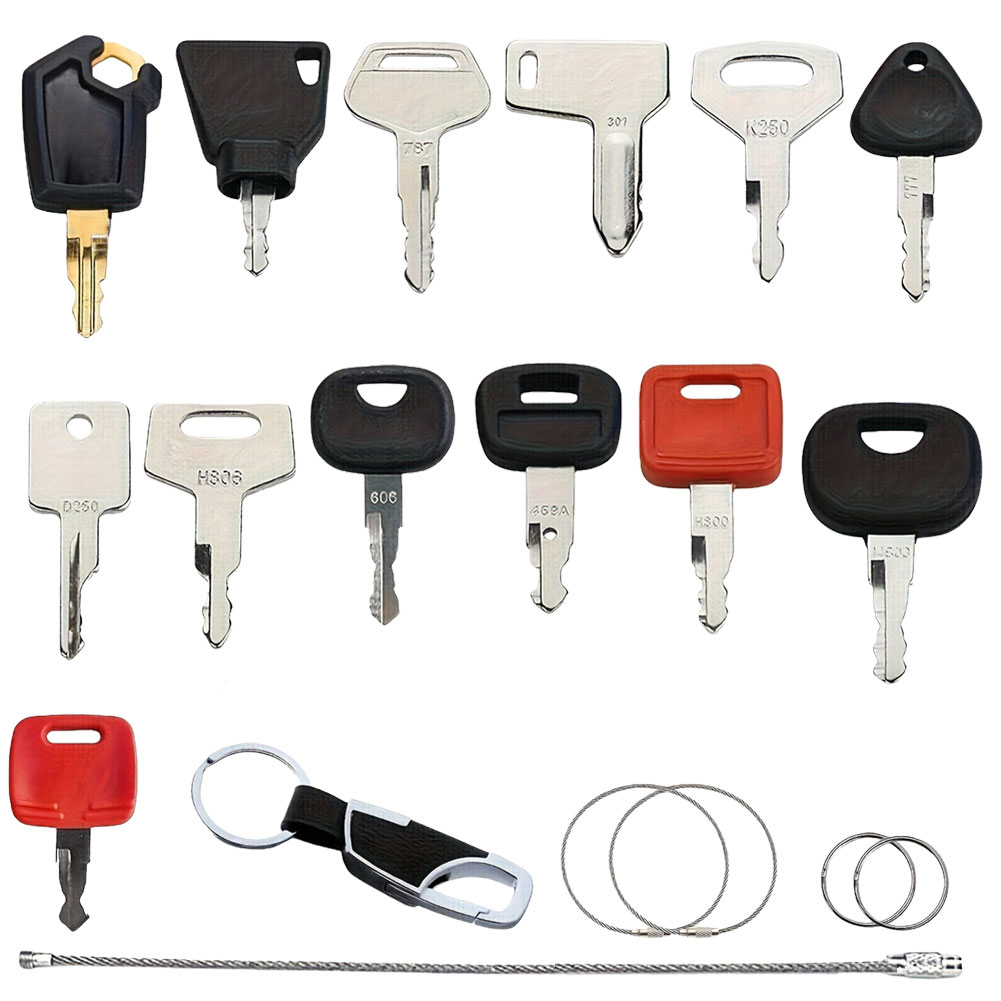 Heavy Equipment Keys Master Set - 13 PCS Set Kunci Kontak Untuk
