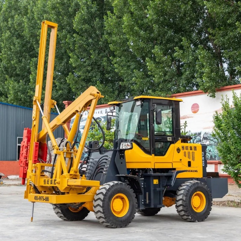 Heavy Equipment In Construction - Peralatan Pemasang Tiang Pancang Hidrolik Tugas