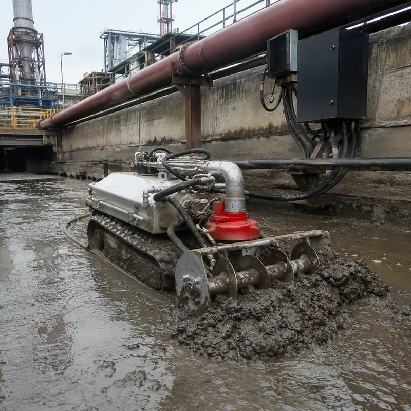 Heavy Equipment Service - Robot Pembersih Crawler Tugas Berat, Peralatan