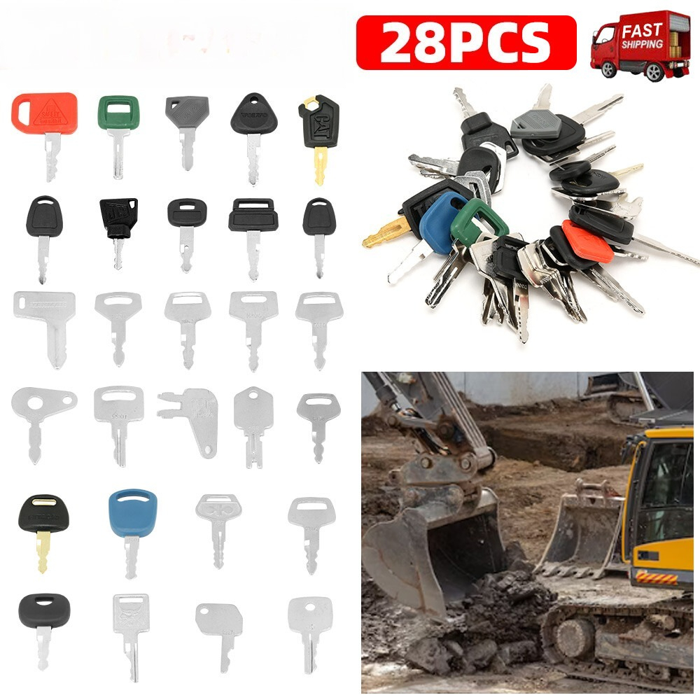 Heavy Equipment Keys Master Set - 28 Kunci Excavator Set Master untuk