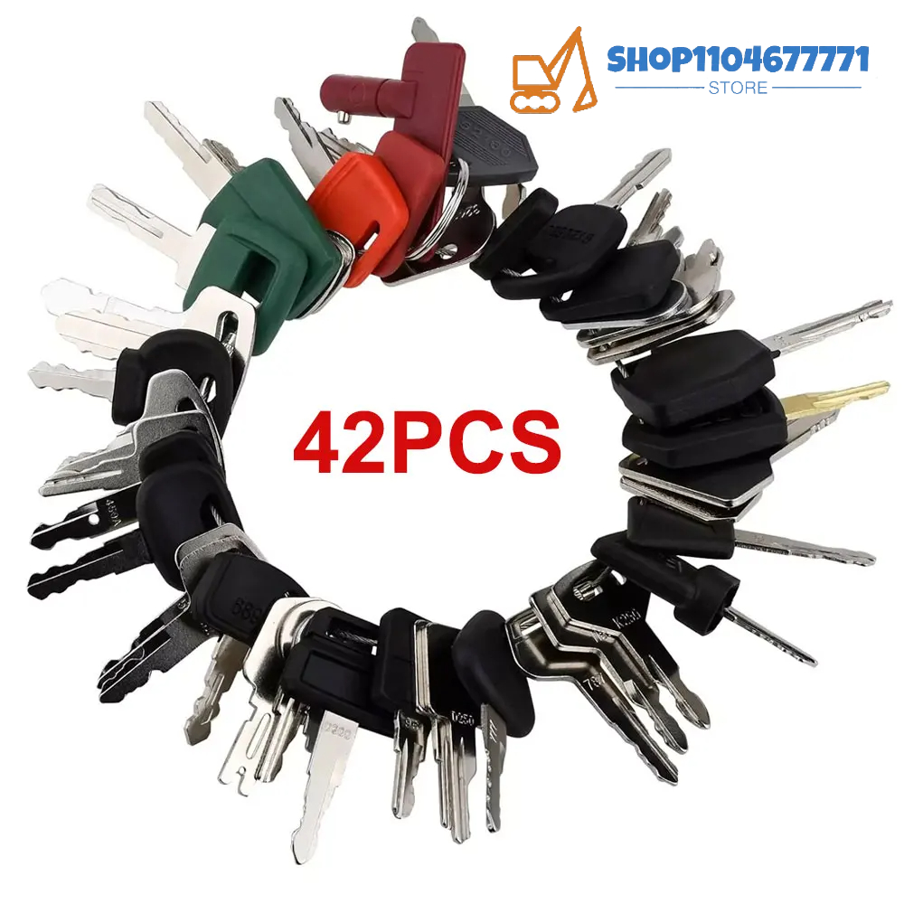 Heavy Equipment Keys Master Set - 42 Kunci Kunci Pengapian Konstruksi Alat