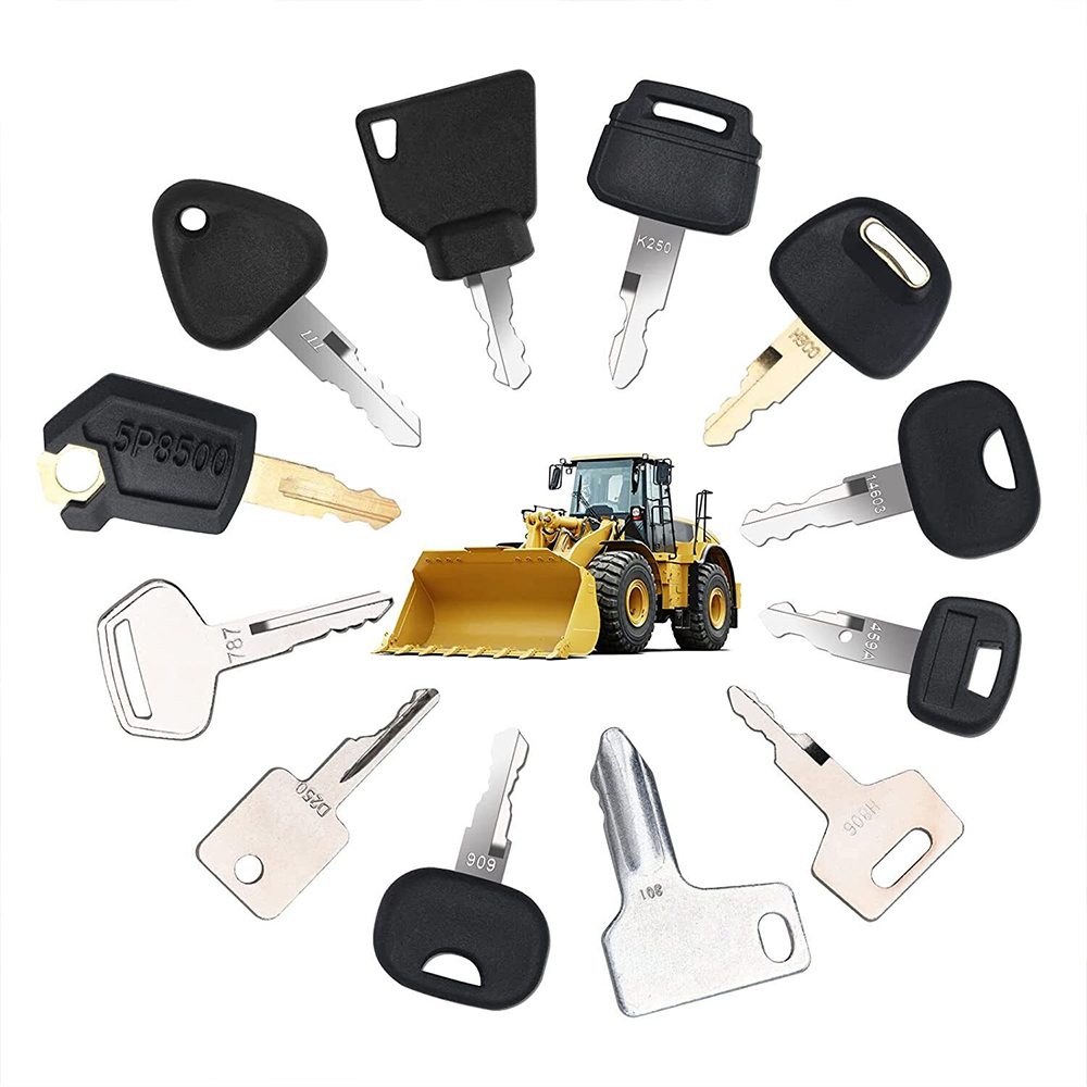 Heavy Equipment Keys Master Set - 12 Buah Set Kunci Pengapian Konstruksi