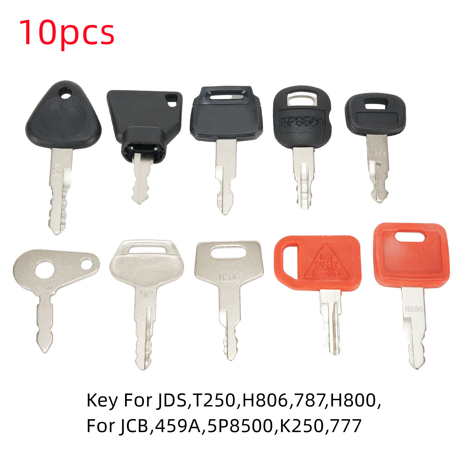Heavy Equipment Keys Master Set - 10 SET kunci Set pengapian kunci