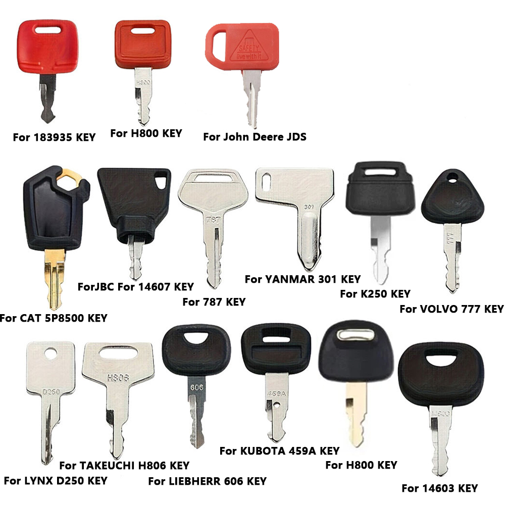 15PCS Set Kunci Kontak Mesin K - Heavy Equipment Keys Master Set ulasan dan harga