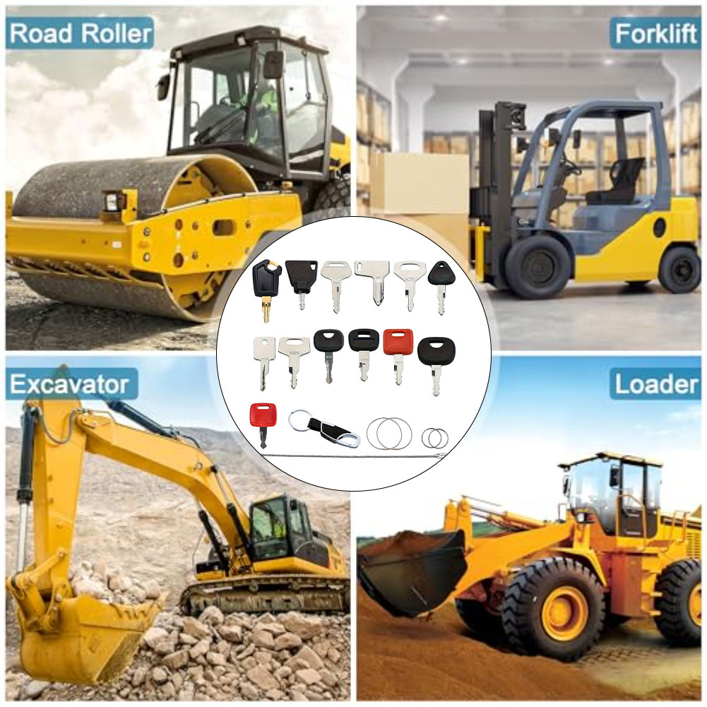 13 PCS Set Kunci Kontak Untuk  - Heavy Equipment Keys Master Set ulasan dan harga