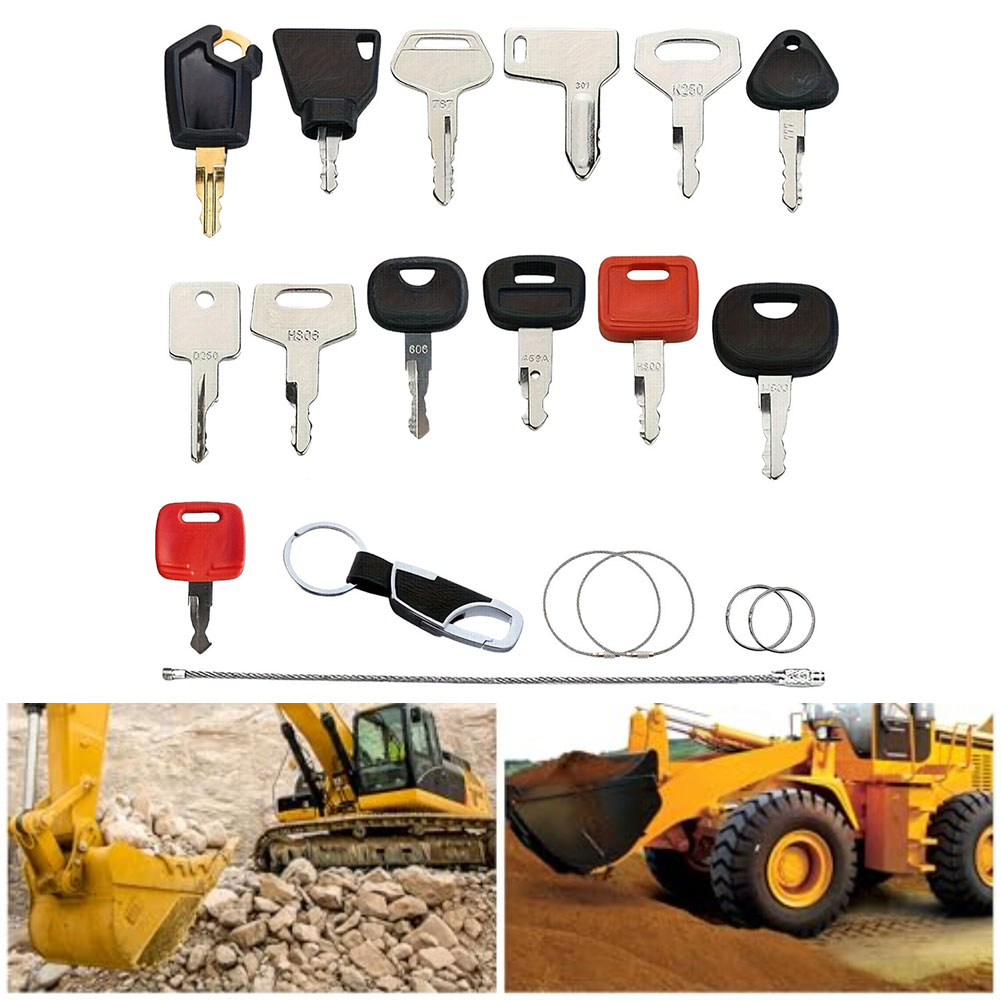 13 PCS Set Kunci Kontak Untuk  - Heavy Equipment Keys Master Set ulasan dan harga