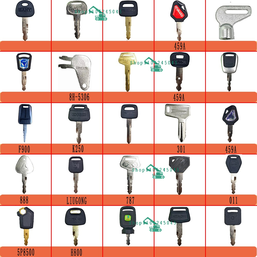 25PCS Set Kunci Master Excavat - Heavy Equipment Keys Master Set ulasan dan harga
