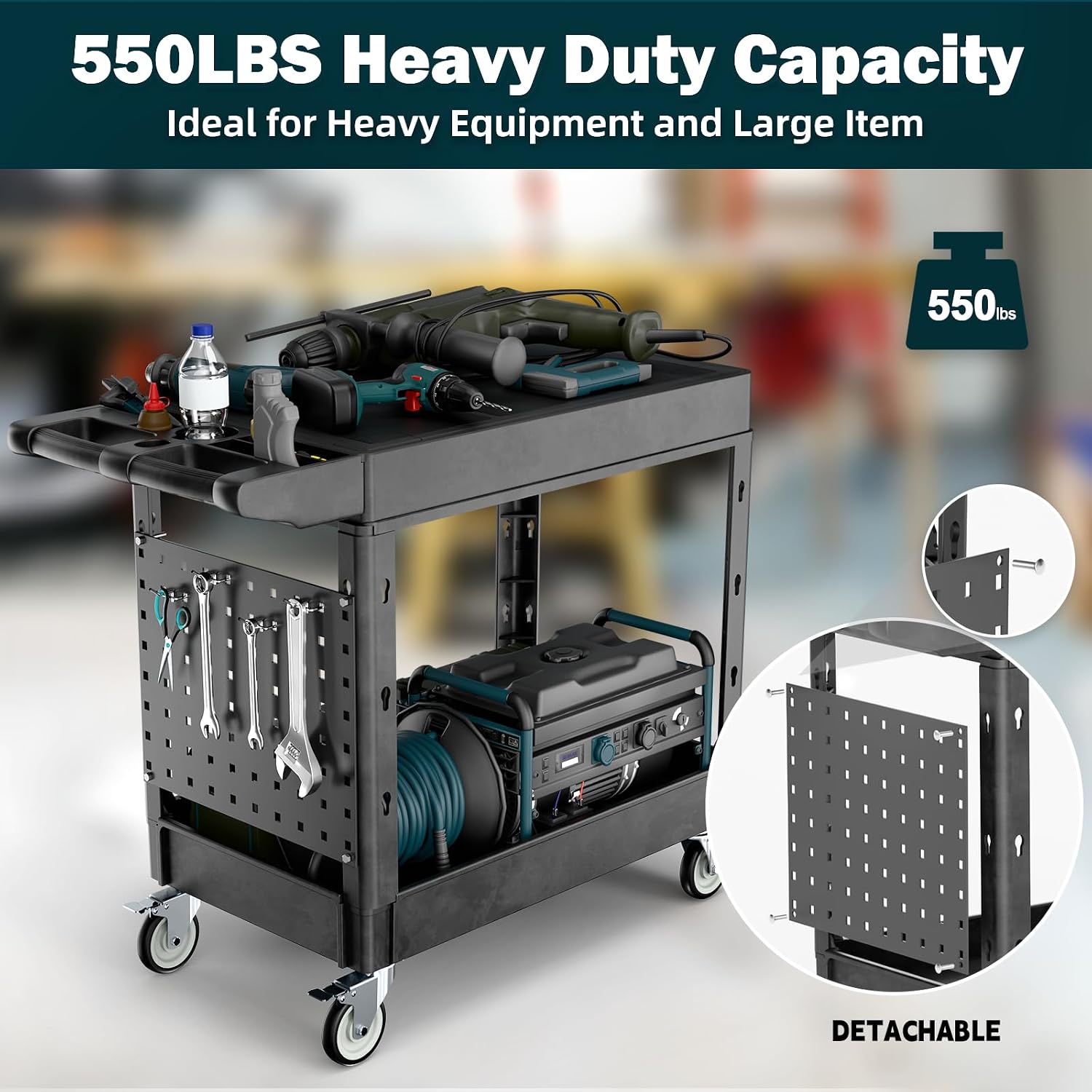 Troli Servis Roda 2 Tingkat He - Heavy Equipment Service ulasan dan harga