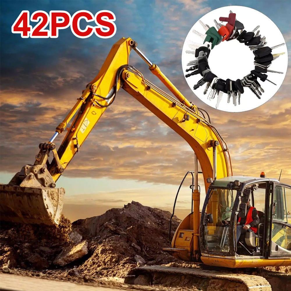 42 kunci pengapian konstruksi  - Heavy Equipment Keys Master Set ulasan dan harga