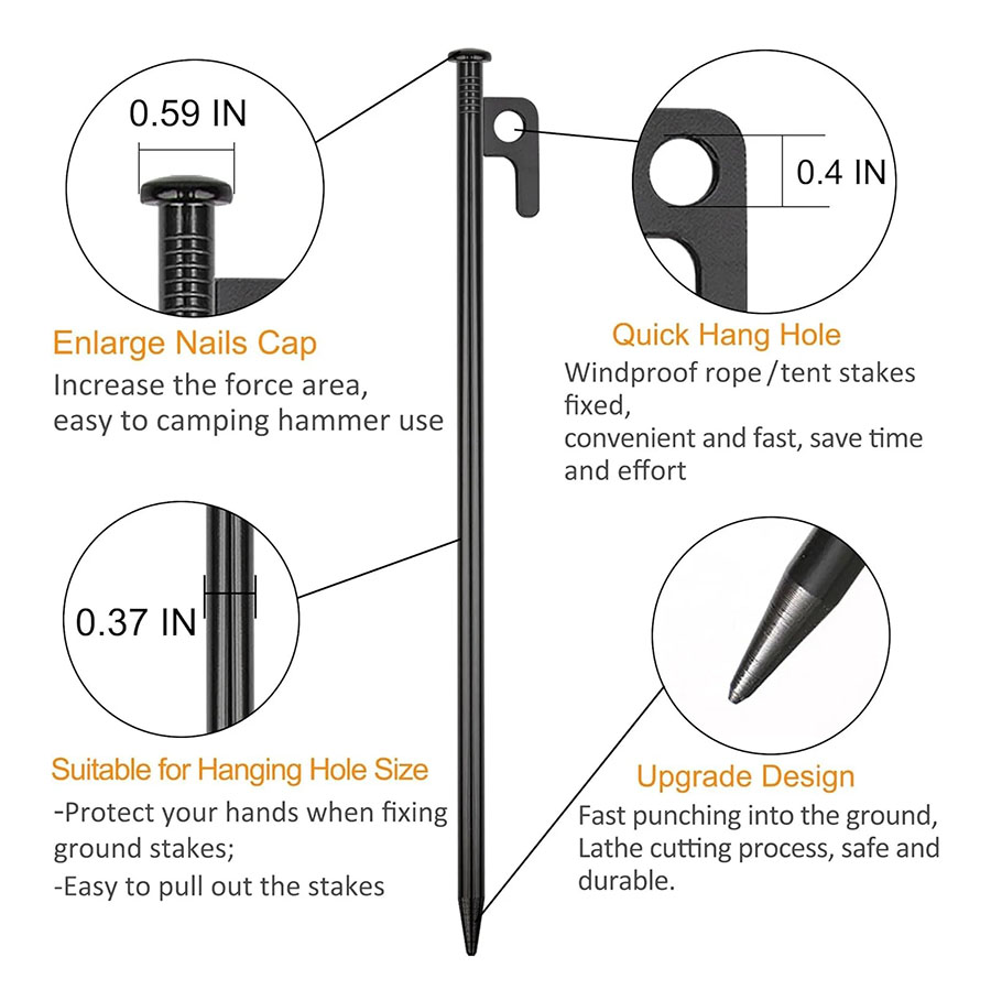 Pasak Tenda Camping, Paku Tana - Heavy Equipment Spare Parts ulasan dan harga