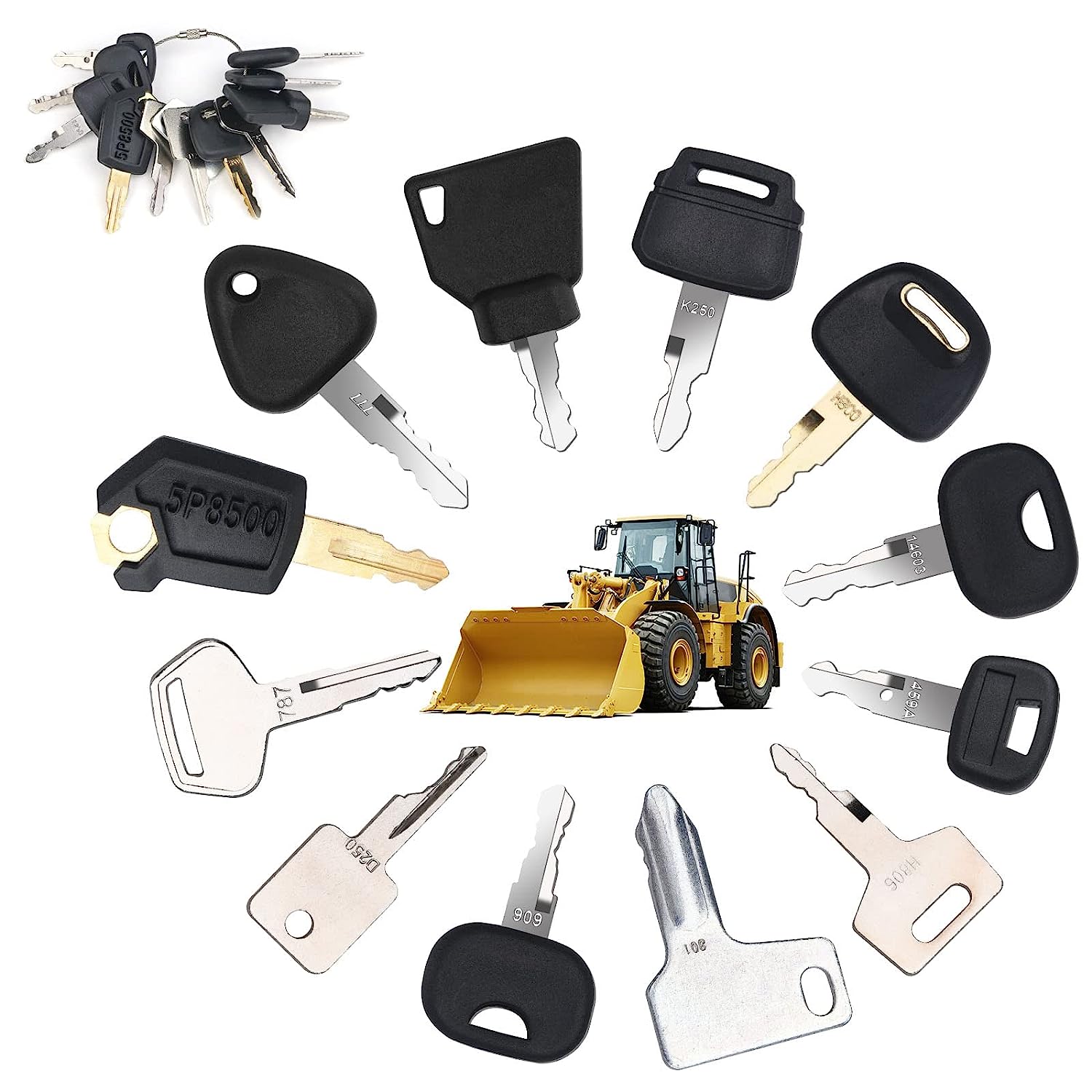 Kunci pengapian konstruksi per - Heavy Equipment Keys Master Set ulasan dan harga