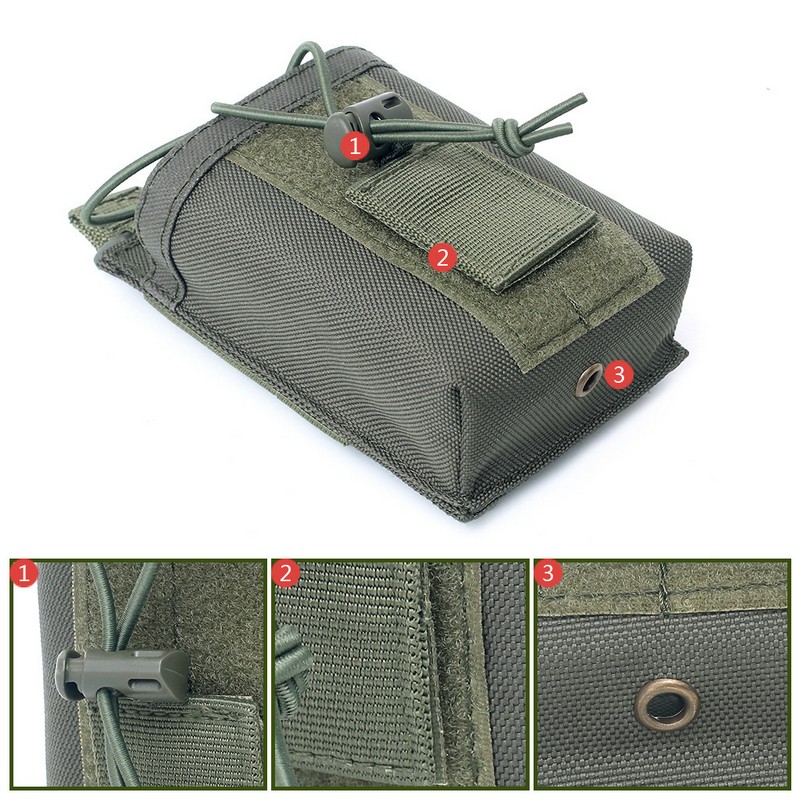 Taktis Radio Holder Molle Radi - Heavy Equipment Manufacturers ulasan dan harga