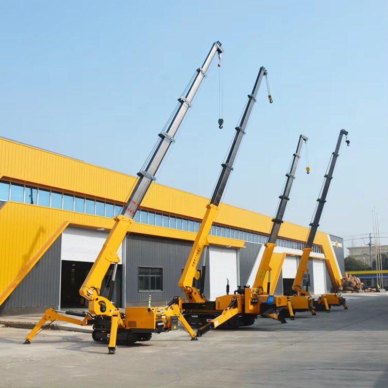 Crane Hidrolik 8T Tipe Spider, - Heavy Equipment In Construction ulasan dan harga