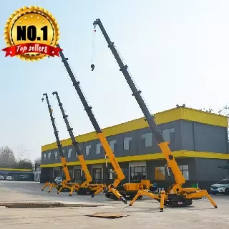 Crane Hidrolik 8T Tipe Spider, - Heavy Equipment In Construction ulasan dan harga