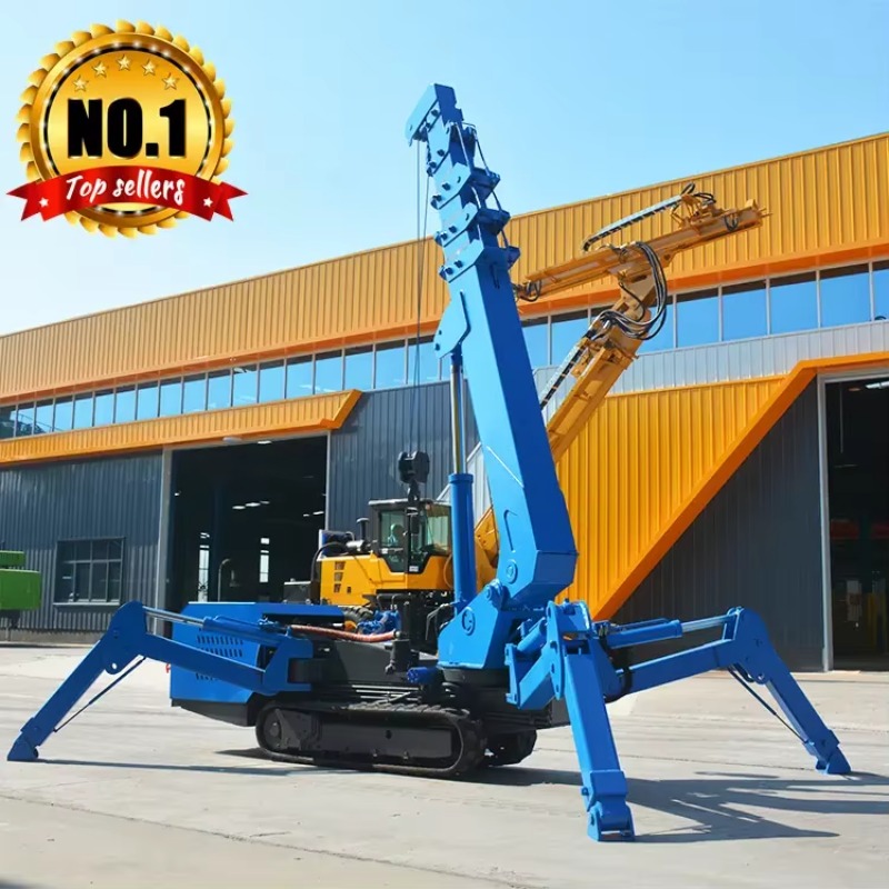 Crane Hidrolik 8T Tipe Spider, - Heavy Equipment In Construction ulasan dan harga