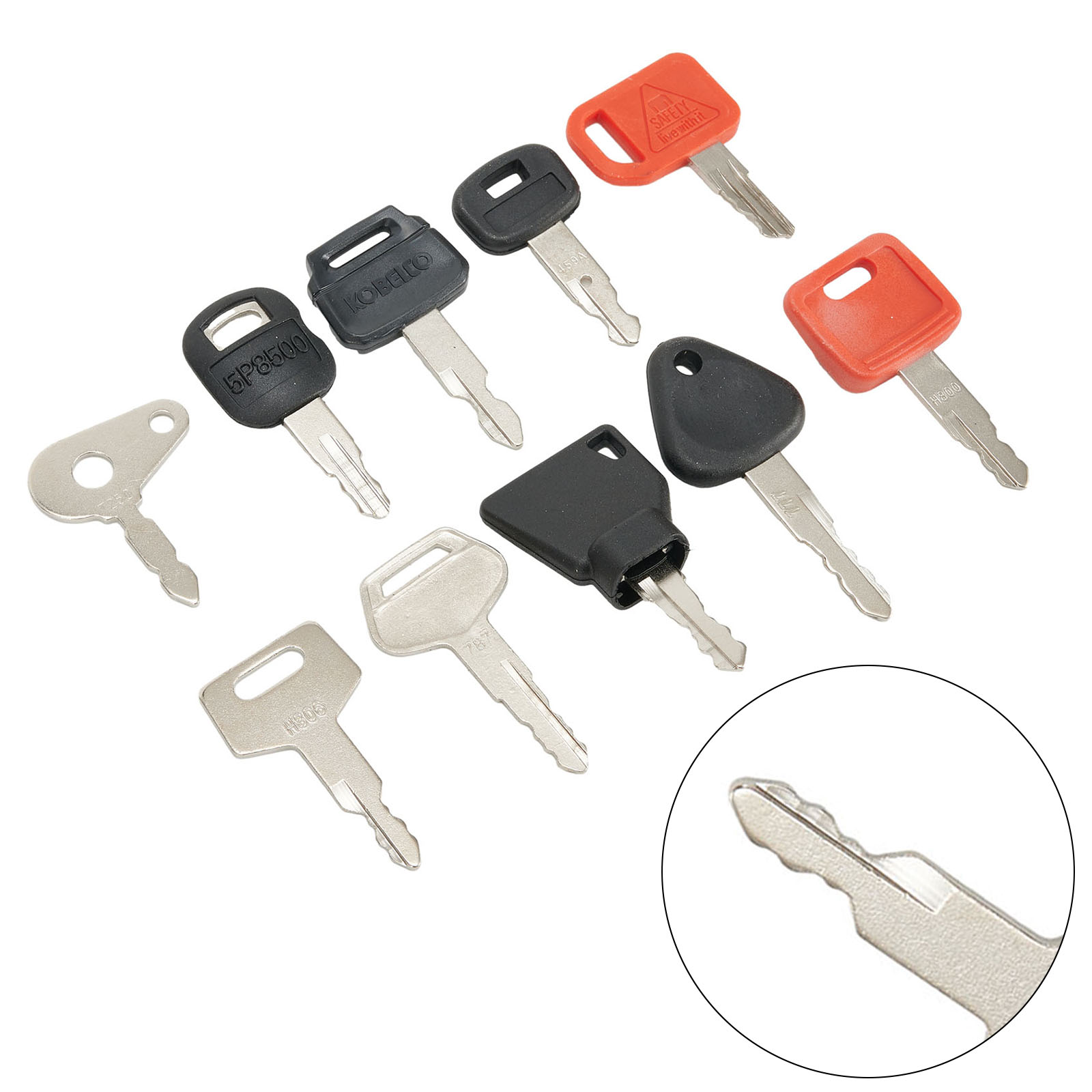 10 SET kunci Set pengapian kun - Heavy Equipment Keys Master Set ulasan dan harga