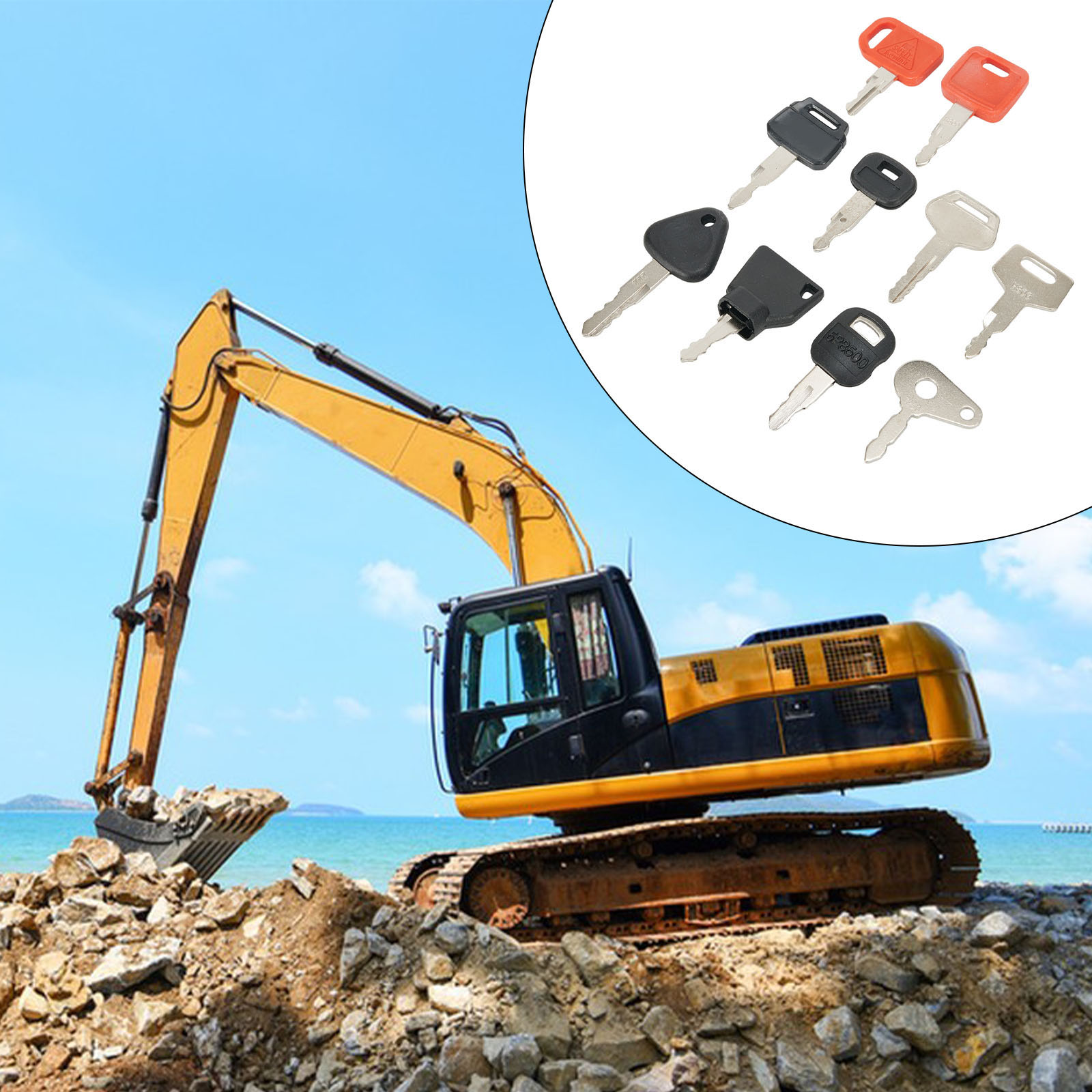 10 SET kunci Set pengapian kun - Heavy Equipment Keys Master Set ulasan dan harga